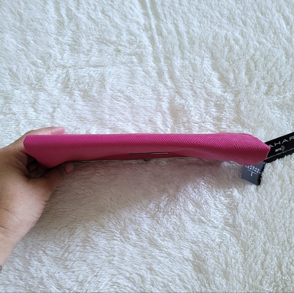Tahari Hot🔥 Pink💕 Double✌️ Frame Clutch - NWT - Picture 13 of 14